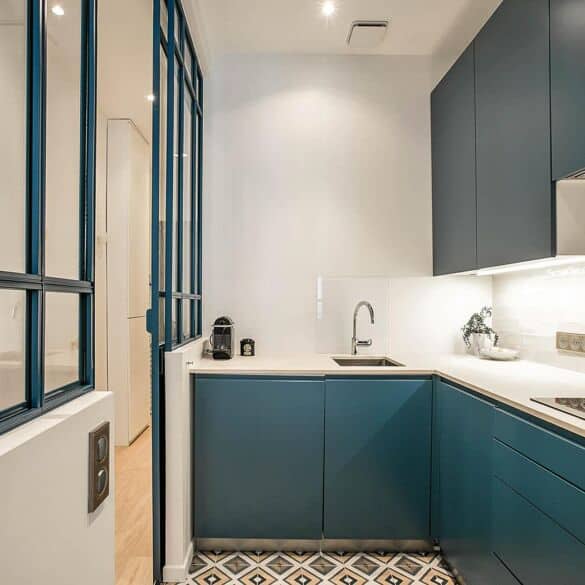 33 m² buto interjeras: spalvos