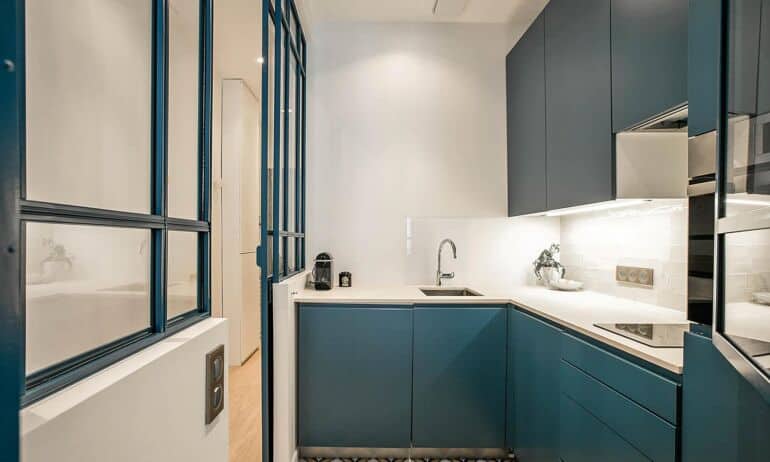 33 m² buto interjeras: spalvos