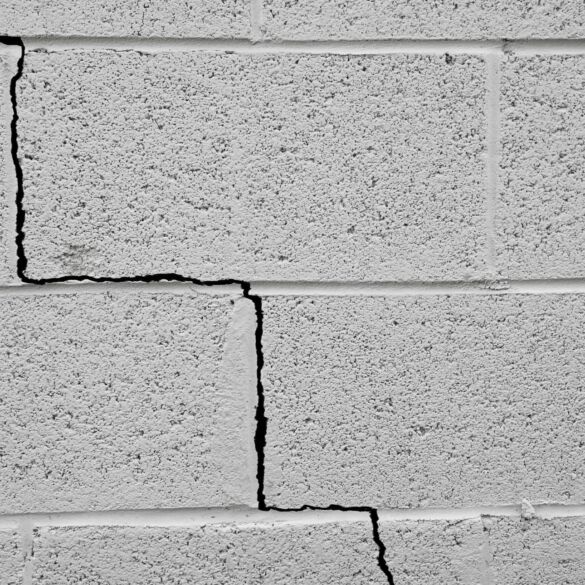 Betoninių blokų pamato remontas