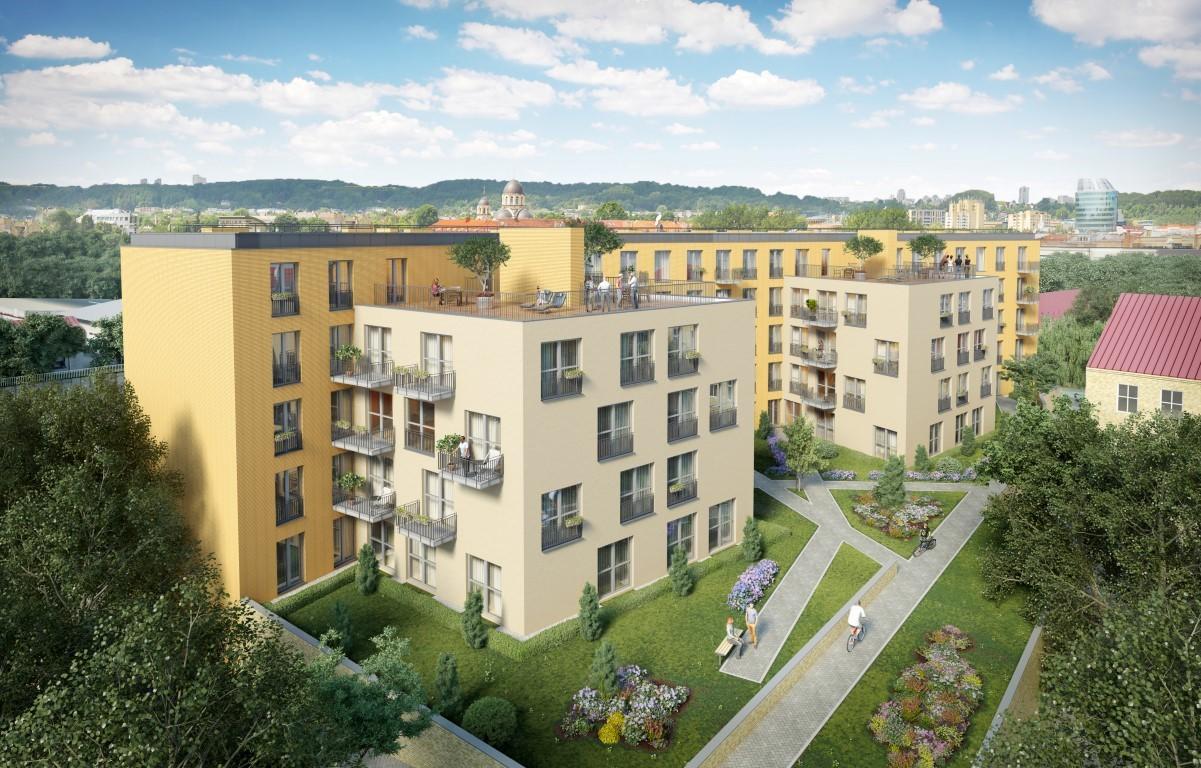 Istorinėje J. Jasinskio gatvėje - nauja gyvenamųjų apartamentų sala