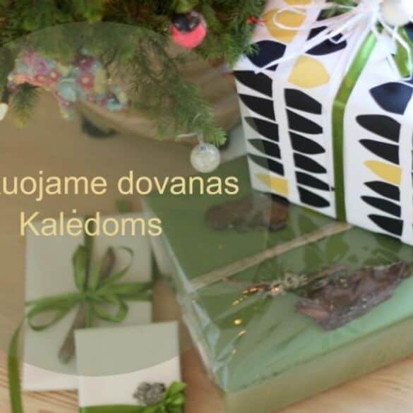 Kaip supakuoti dovanas neišlaidaujant
