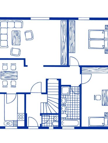 Kompromisai interjere: trys išplanavimo variantai 61 kv.m butui