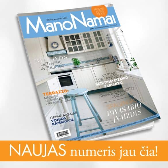 Kovo mėnesio žurnale MANO NAMAI – spalvingas pavasaris
