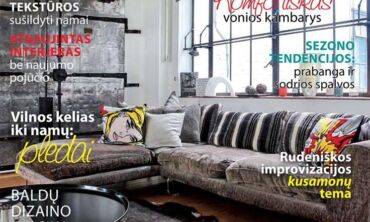 Lapkričio mėnesio MANO NAMAI žurnale – daug „šiltų“ temų