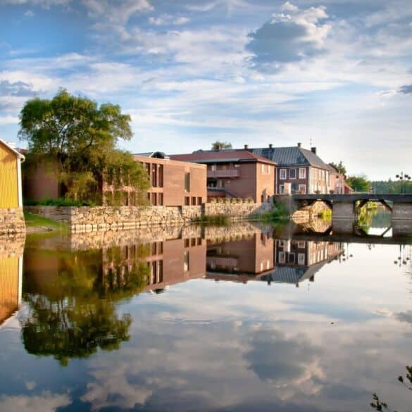Medinė Švedijos architektūra