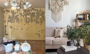 PRIEŠ ir PO: 44 m² standartinis senos statybos butas tapo jaukiais šeimos namais