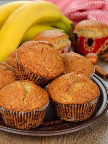 Savaitgalio desertas: bananiniai keksiukai
