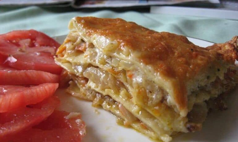 Savaitgalio skanumėlis: vegetariška lazanija