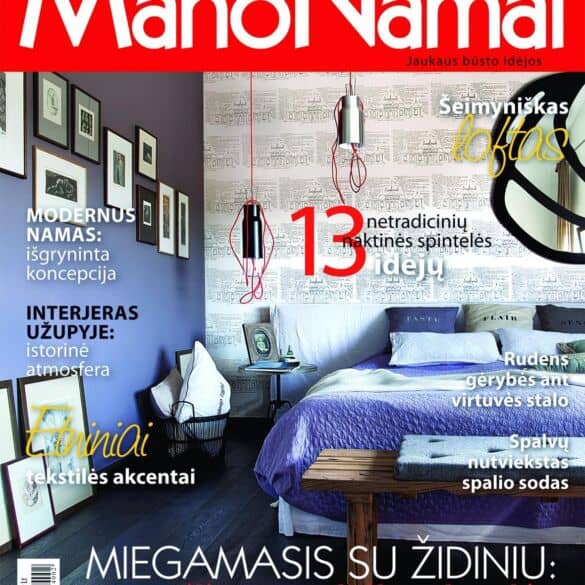 Spalio mėnesio žurnale „Mano Namai“ - tikrasis ruduo anonsas
