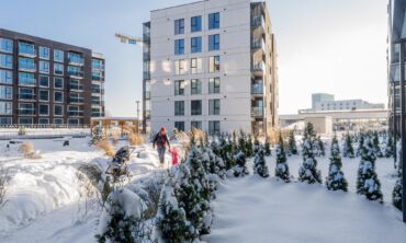 Suomijos daugiabučių patirtis Lietuvoje: požeminiai garažai ir daugiau žalio kiemo