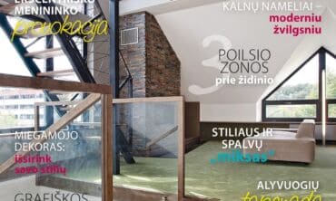 Vasario mėnesio žurnale MANO NAMAI – žiemiškos temos