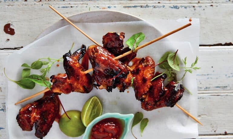 Vištienos sparneliai su terijakio (teriyaki) padažu