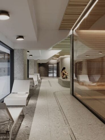 Lazdynų baseino SPA vizualizacija