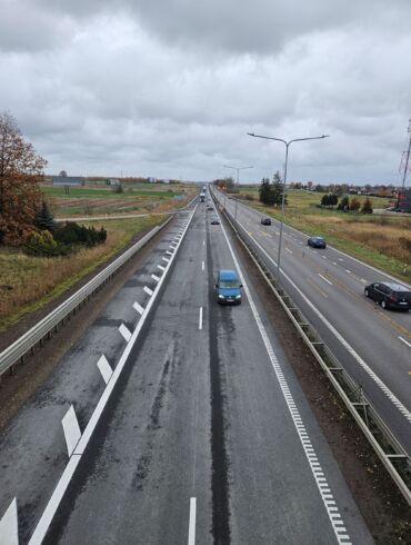 A1 magistralė šalia Kauno