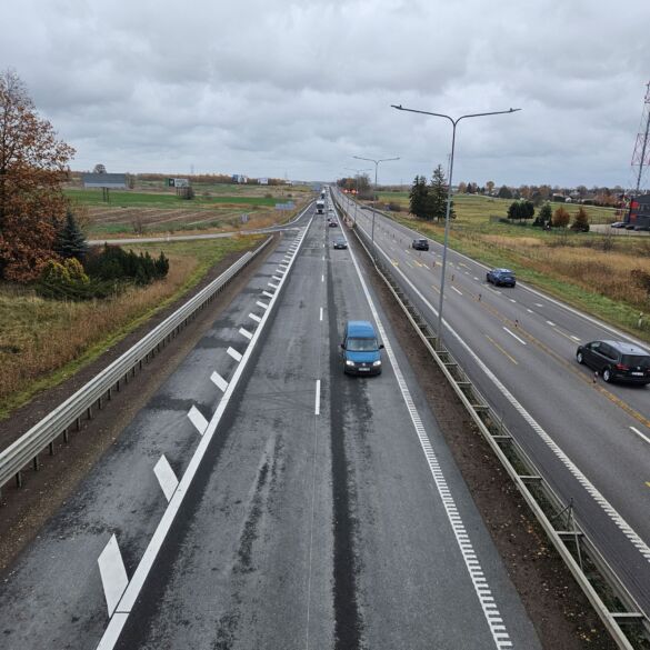 A1 magistralė šalia Kauno