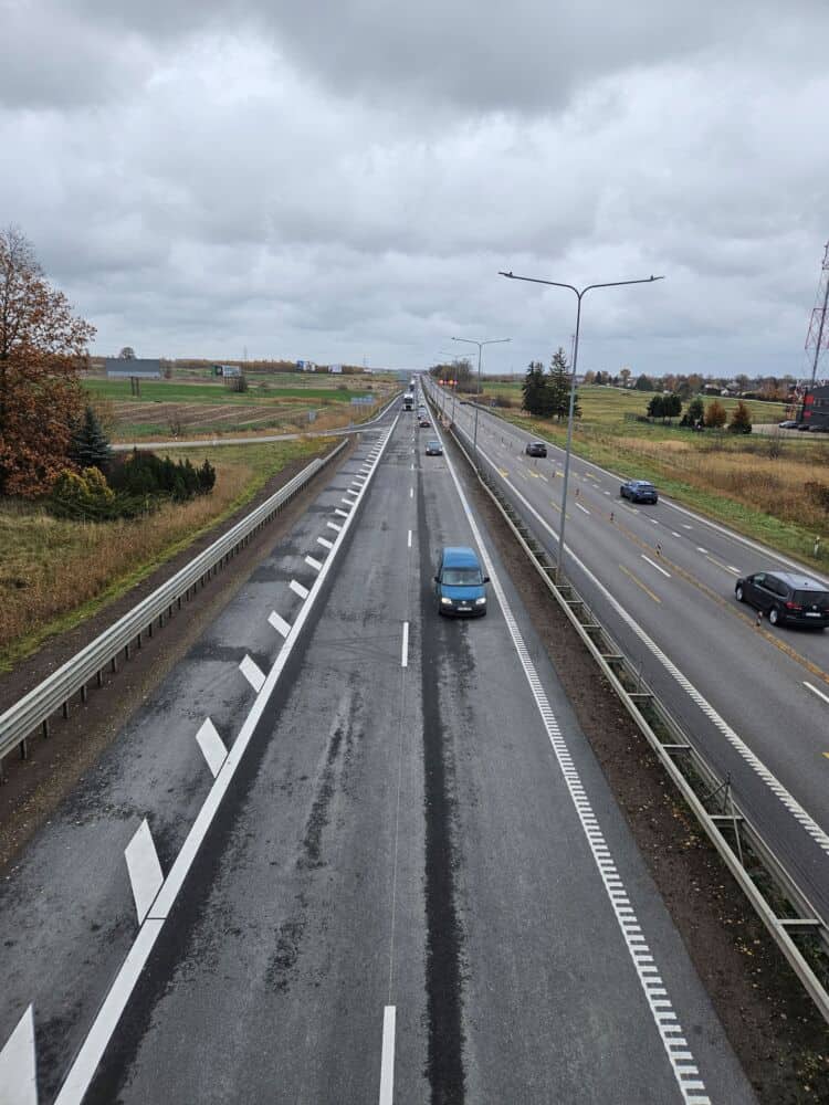 A1 magistralė šalia Kauno