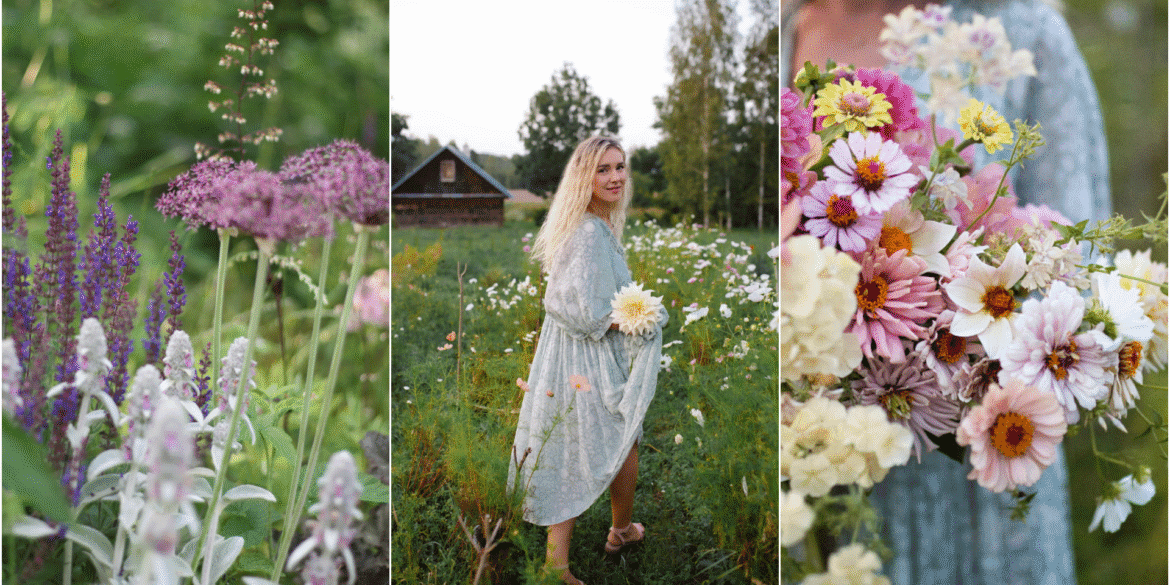 Gėlių augintoja Evelina