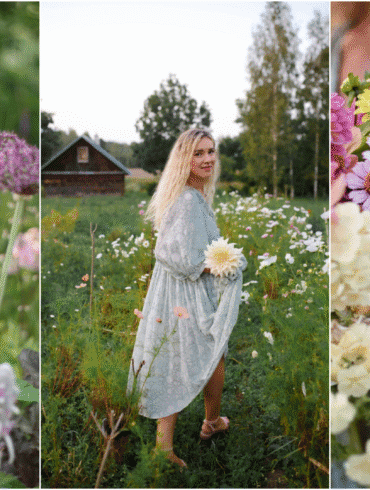 Gėlių augintoja Evelina