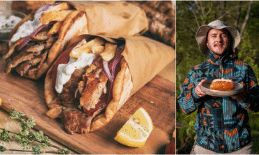 Graikiškų gyros ir dešrainio receptas vasarai