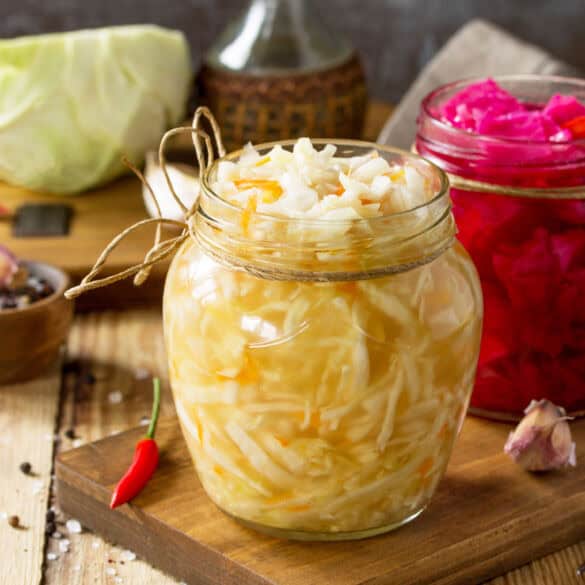 Raugintų kopūstų mišrainės