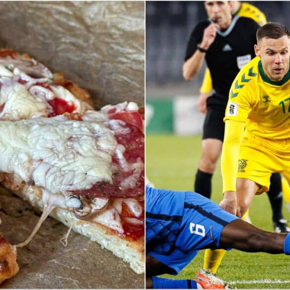 Futbolininko Pijaus Širvio sveika picos versija
