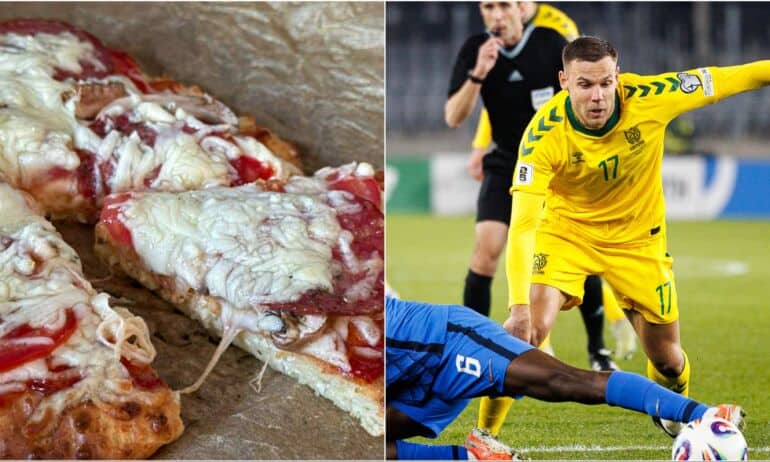 Futbolininko Pijaus Širvio sveika picos versija