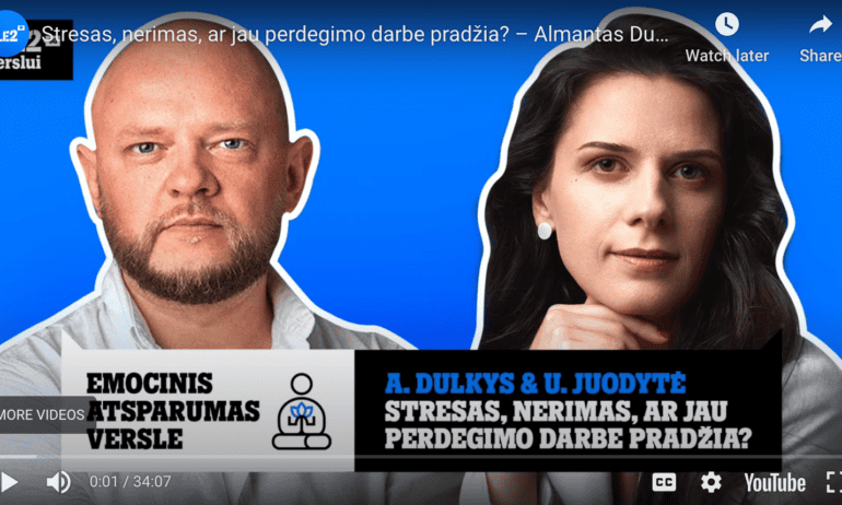 Psichologė ir laimės tyrinėtojas kalba apie perdegimą