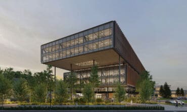 Biofilinis dizainas Vilniaus verslo centre