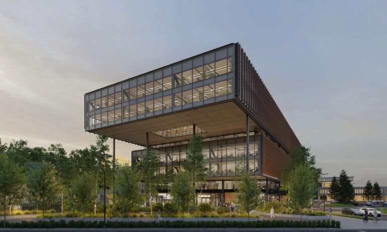 Biofilinis dizainas Vilniaus verslo centre