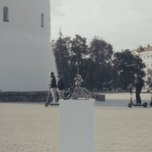 Telefonas Vilniaus katedros aikštėje