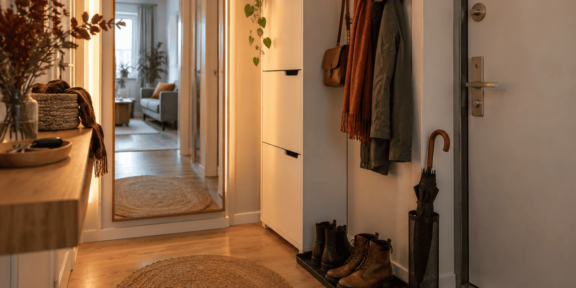 mažas prieškambaris: dizaino patarimai