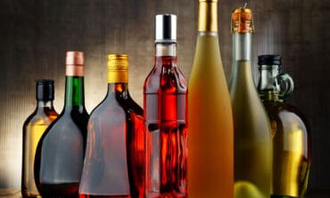 Alkoholio buteliai