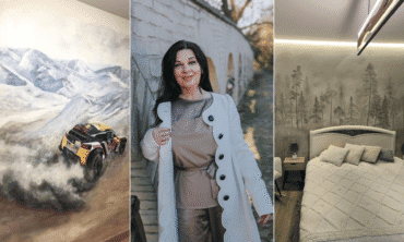 Dailininkės Rasos sienų tapyba namuose
