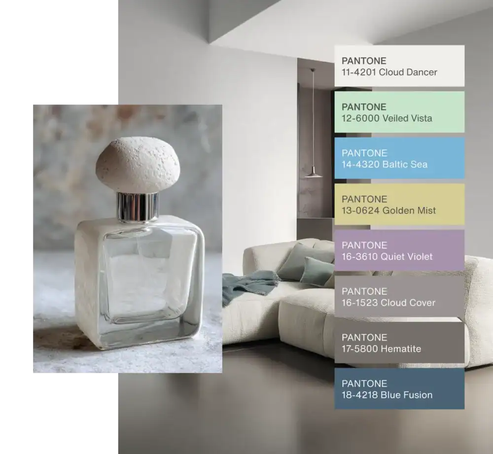 2026 metų spalvų paletės: šviesa ir šešėlis / Pantone
