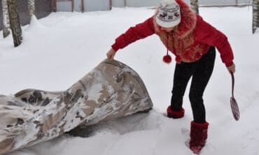 Kilimo valymas sniege