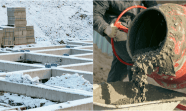 Pamatai ir betonavimas žiemą šaltu oru