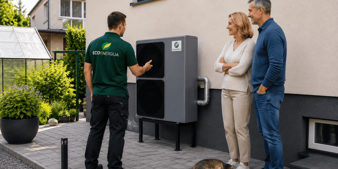LEA parama šilumos siurbliams