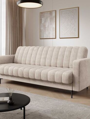 Sofa-lova svetainei su papildoma miegamąja vieta