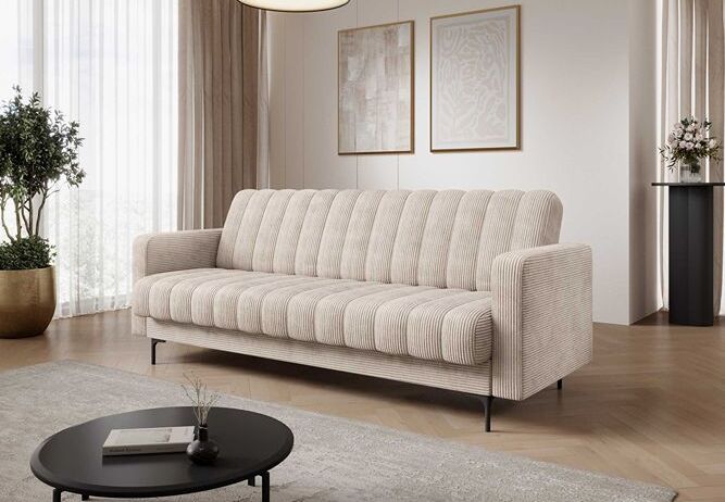 Sofa-lova svetainei su papildoma miegamąja vieta