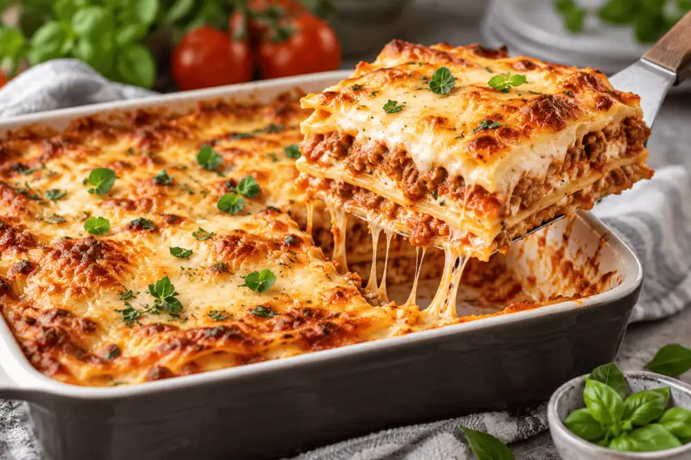 Lazanija su kiauliena: soti, sultinga ir paprastesnė, nei atrodo