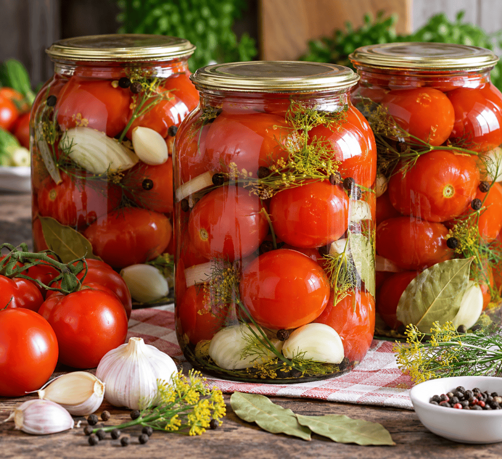 Pomidorai žiemai pagal seną receptą: marinatas toks skanus, kad neišpilsite nė lašo